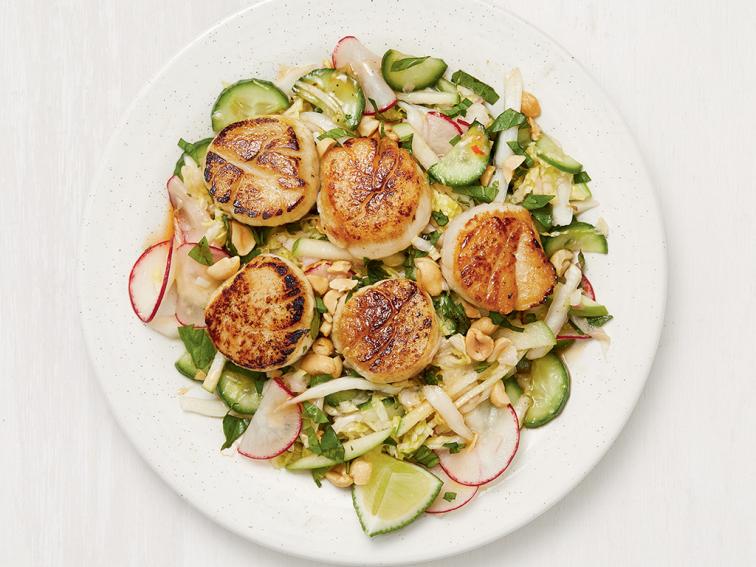 Thai Scallop Salad Recipe Food Network Kitchen Food Network