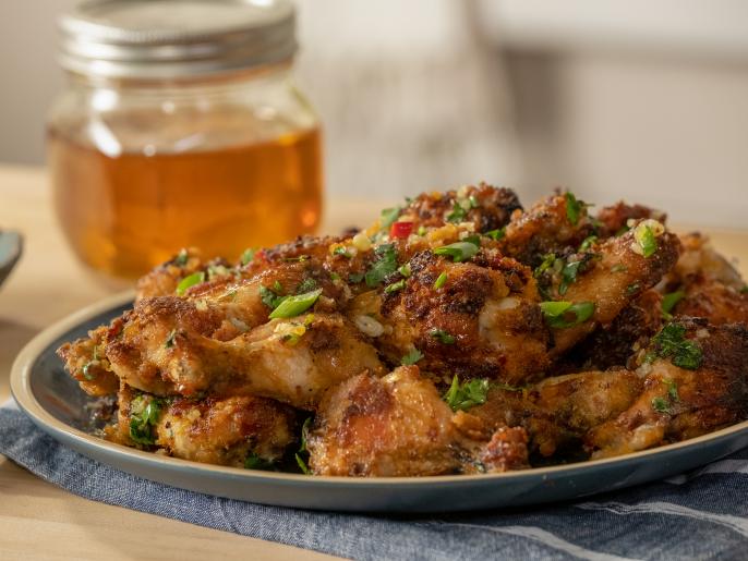 Air Fryer Thai Curry Party Wings Recipe Claire Thomas Food Network