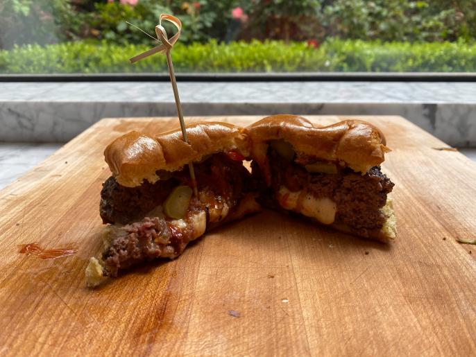 Minneapolis Bar Burgers AKA Juicy Lucy Burgers Recipe Bobby Flay