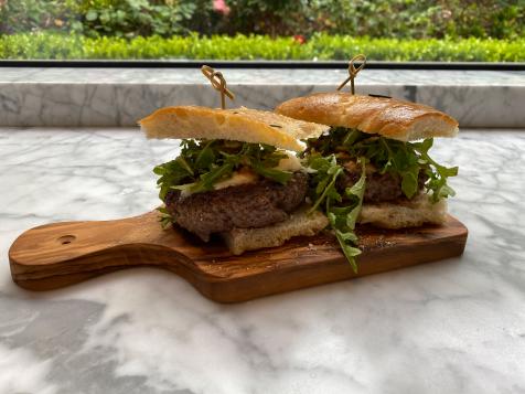 Rome-Style Pizza Burgers
