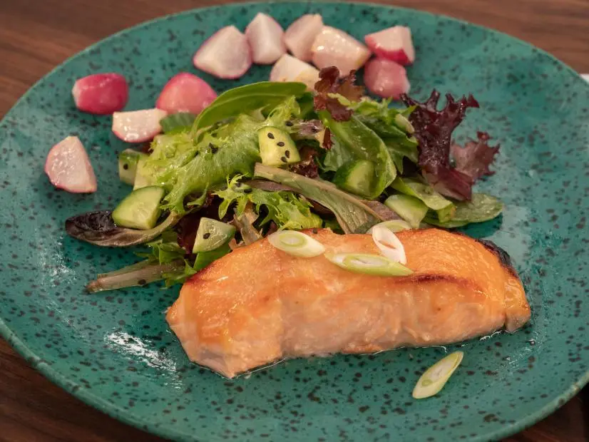 SheetPan MisoGlazed Salmon and Radishes Recipe Valerie Bertinelli