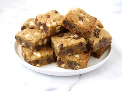 Toasted Almond Espresso Blondies