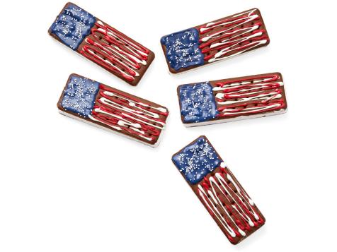 Red, White and Blue Ice Cream Sandwiches