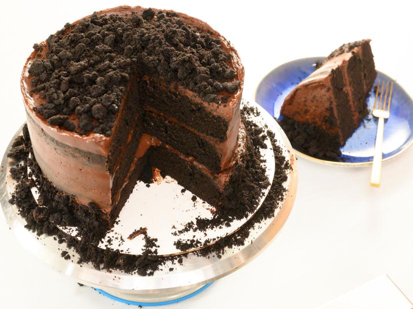 Chocolate Blackout Cake, as seen on Food Network Kitchen Live.