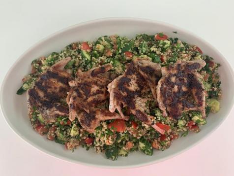 Grilled Quail and Quinoa Tabbouleh