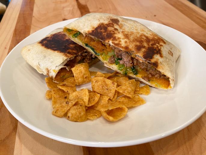 Crunchy Sloppy Joe Wraps Recipe Gabriela Rodiles Food Network
