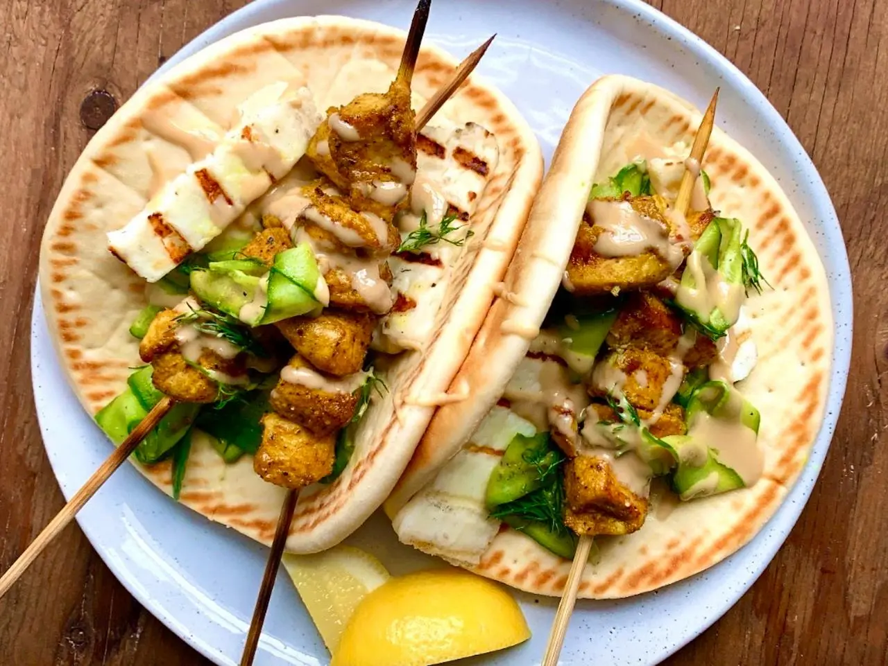 Chicken kebab in pitta online