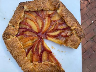 Grilled Peach Galette-image