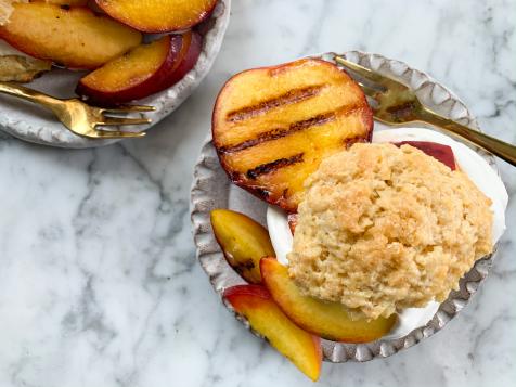 Grilled Peach Shortcakes