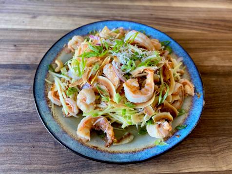 Coconut Mango Salad with Shrimp