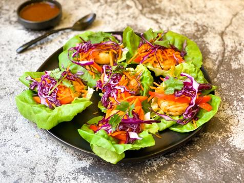Lemongrass Shrimp Lettuce Cups