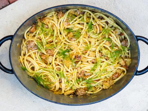 Pasta with Sausage, Fennel and Sourdough Breadcrumbs