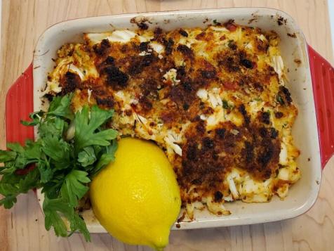 Baked Crab with Garlic-Chile Butter