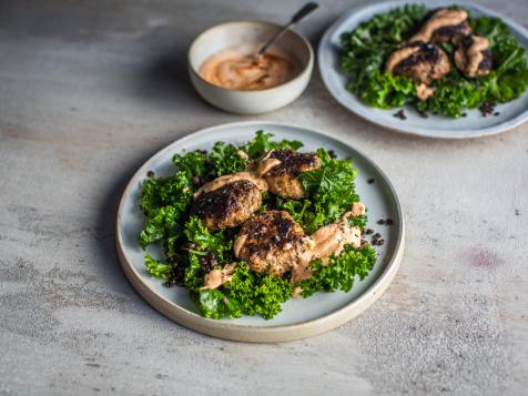 Harissa Lamb & Lentil Salad with Whipped Feta