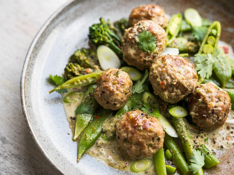 ThaiStyle Meatballs Recipe Donal Skehan Food Network