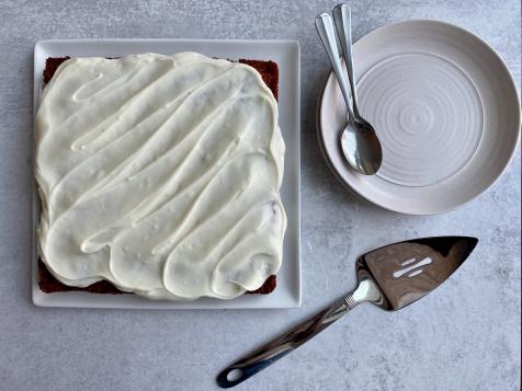Carrot Snacking Cake with Cream Cheese Frosting