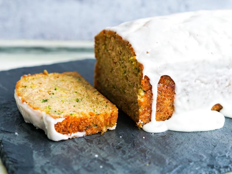 Zucchini Bread with Greek Yogurt Glaze Recipe Elena Besser Food Network