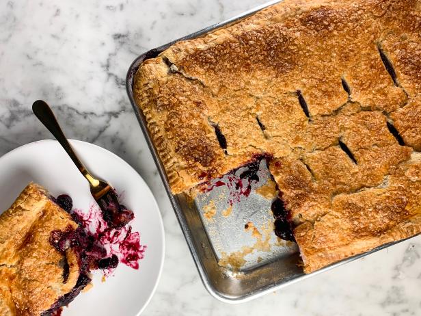 Blueberry Slab Pie Recipe Erin Jeanne Mcdowell Food Network 