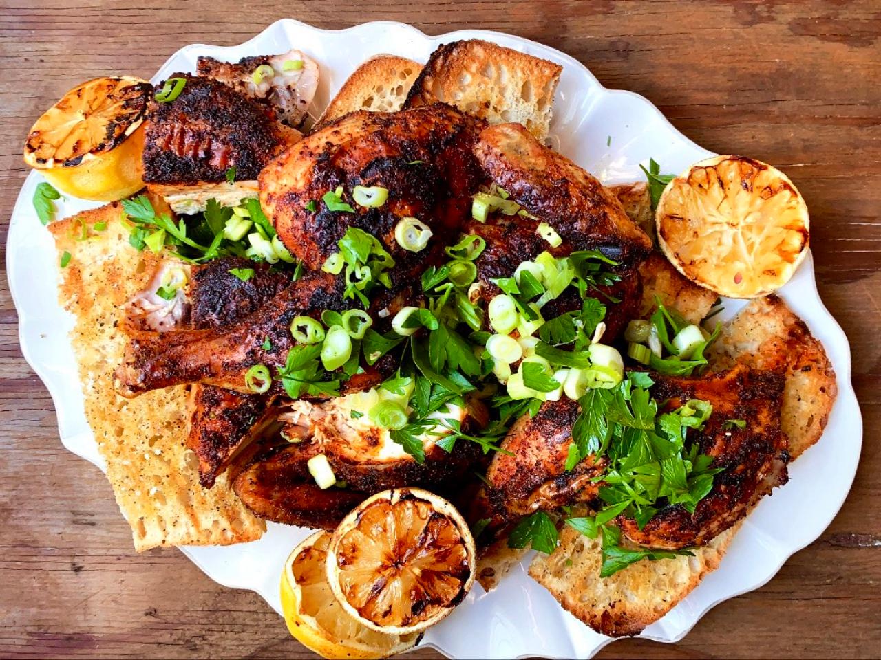 Grilled Butterflied Whole Chicken with Barbecue Sauce – Home Cooking  Memories