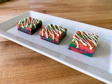 Rainbow Unicorn Brownies