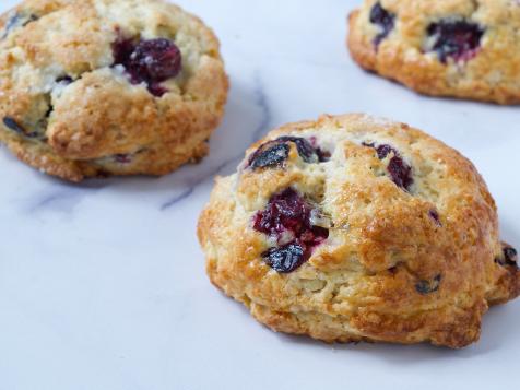 Blueberry Almond Drop Scones