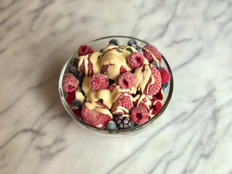 Fail-Proof Vanilla Creme Anglaise with Berries