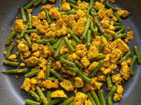 Tofu Green Bean Breakfast Scramble