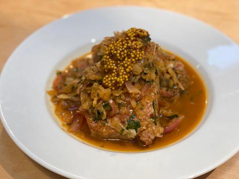 Pork Chops with Beer Sauerkraut