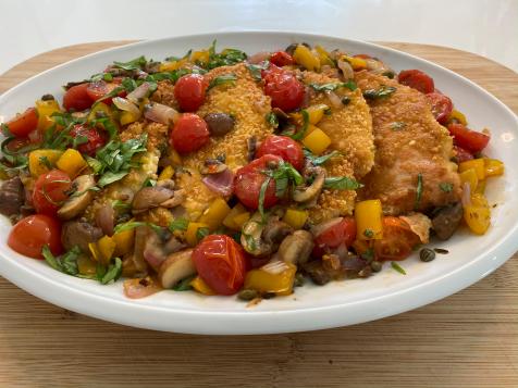 Chicken Milanese Cacciatore Style