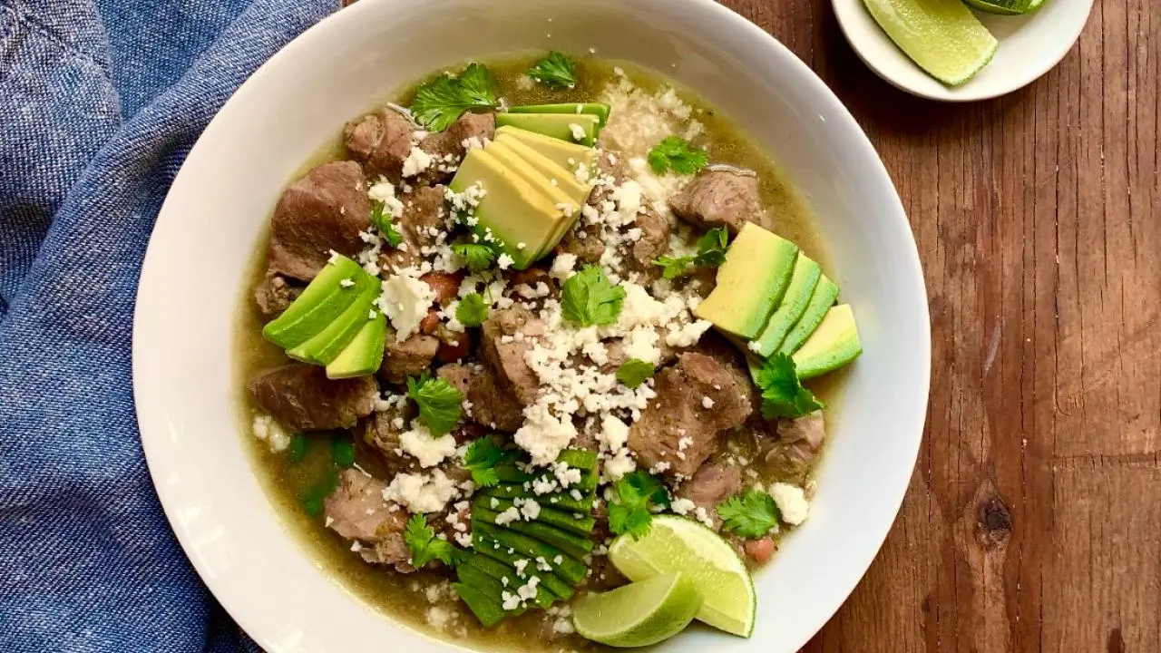 Pork green chile instant pot sale