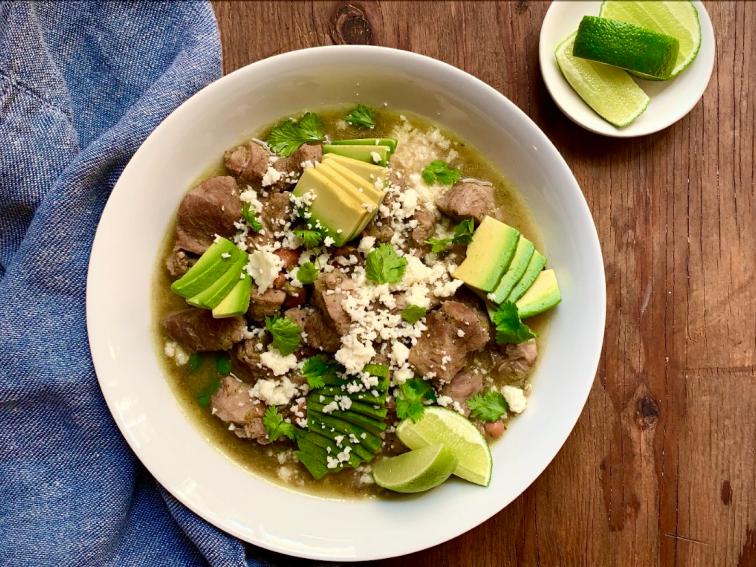 Instant Pot Green Pork Chili Recipe Megan Mitchell Food Network