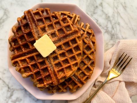 Apple Cider Doughnut Waffles