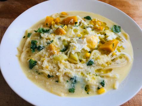 Sopa de Leche (Peruvian Milk Soup with Squash and Potatoes)