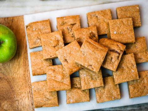 Apple Blondies with Brown Butter and Flaky Sea Salt
