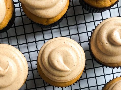 Sweet Potato Cupcakes with Cinnamon Frosting