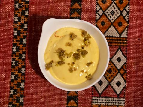 Mango Shrikhand with Pistachio Crumble