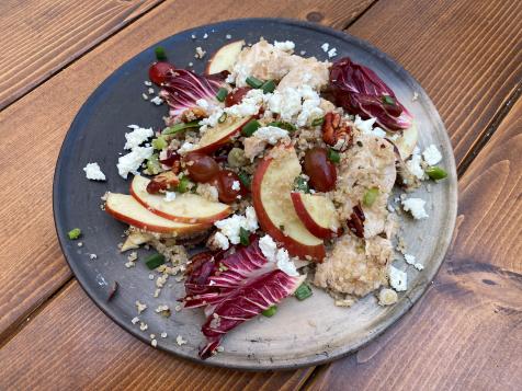 Spicy Chicken and Stir-Fried Grain Salad
