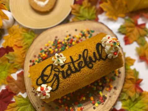 Sweet Potato Roll Cake