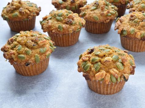 Pumpkin Walnut Crunch Muffins
