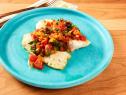 Fish with Tomatoes Olives and Capers, as seen on Food Network Kitchen Live.