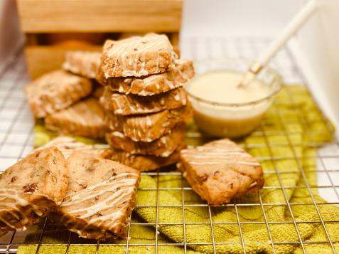 Vegan Banana Pecan Shortbread