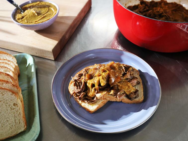 SlowCooked Brisket with Carolina BBQ Sauce Recipe Food Network