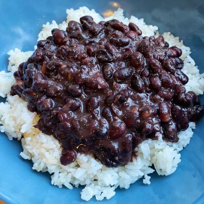 black beans and white rice instant pot