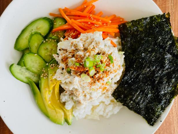 Sushi Crab Bowls Recipe Food Network This dish has mostly storebought ingredients with a few quick things to. sushi crab bowls