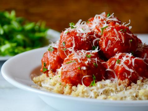 Baked Turkey Meatballs with Quinoa