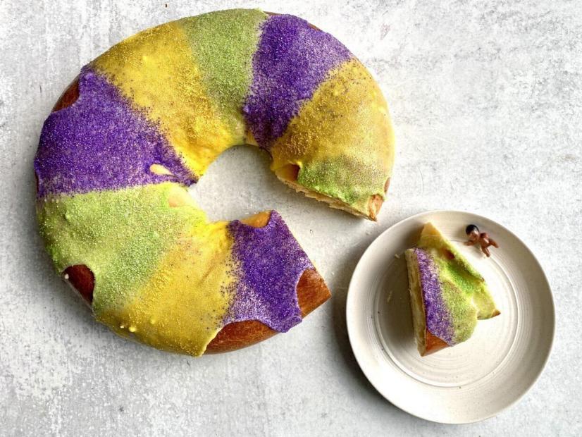 Vallery Lomas makes Raspberry Cream Cheese King Cake, as seen on Food Network Kitchen.