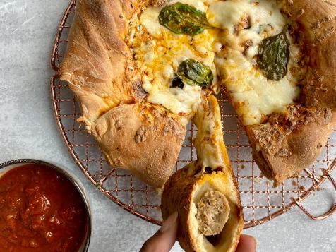Meatball Stuffed-Crust Pizza Dippers