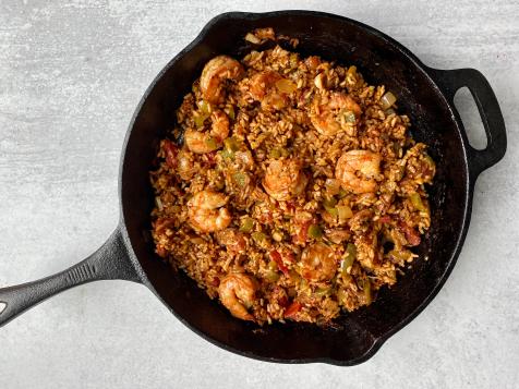 Quick Sausage and Shrimp Jambalaya