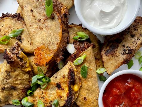 Crunchy Bean Dip Tacos