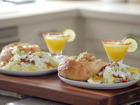 Wedge Salads with Bacon and Blue Cheese